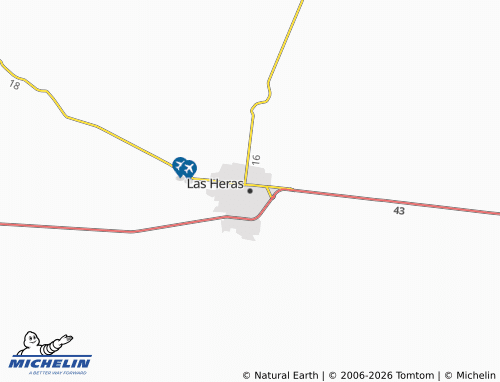 MICHELIN-Landkarte Las Heras - ViaMichelin