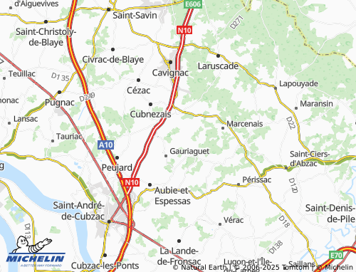 MICHELIN La Bernarde map - ViaMichelin