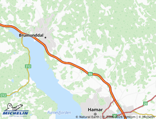 MICHELIN Kvål map - ViaMichelin