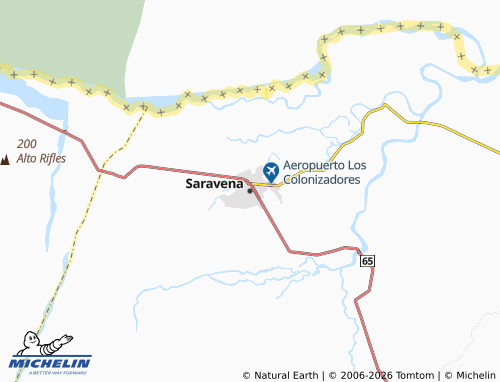Carte MICHELIN Saravena - ViaMichelin