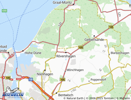 MICHELIN Wiethagen map - ViaMichelin