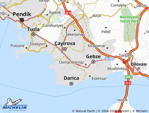 Mapa MICHELIN Ulus - ViaMichelin