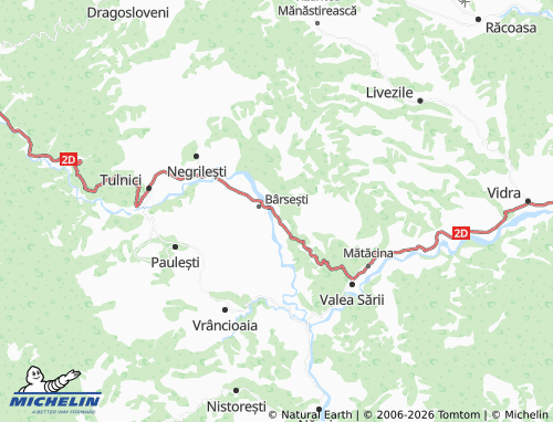 MICHELIN Topești map - ViaMichelin