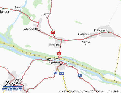 Mappa MICHELIN Bechet - ViaMichelin