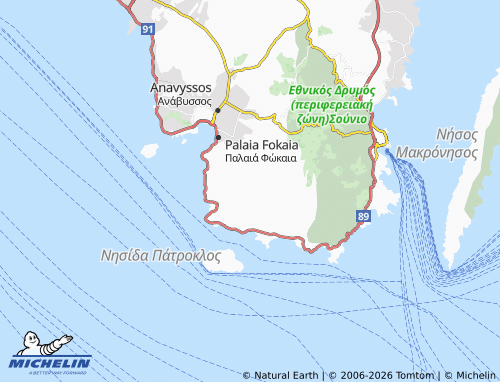 Carte MICHELIN Triantafyllia - ViaMichelin