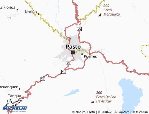 MICHELIN Barrio Chambú map - ViaMichelin