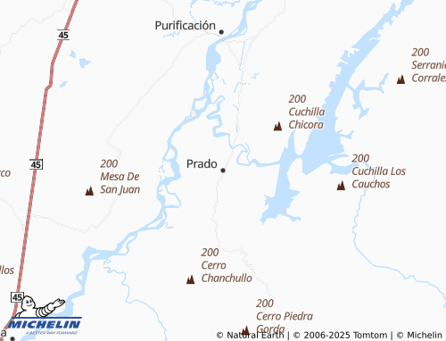 MICHELIN Prado map - ViaMichelin