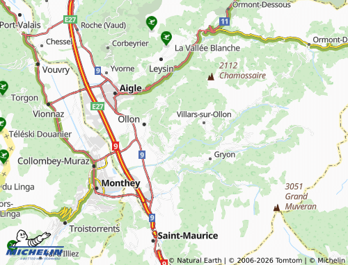Carte MICHELIN Huémoz - ViaMichelin