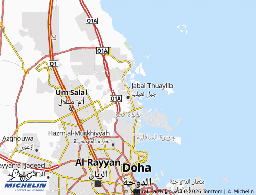 Mapa MICHELIN Jabal Thuaylib - ViaMichelin