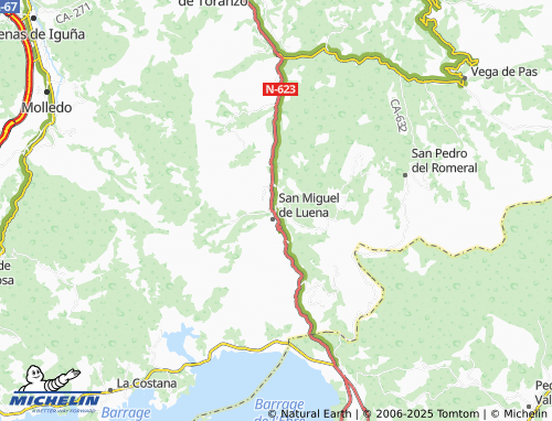 Mapa MICHELIN El Puente - ViaMichelin