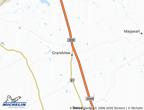 Mapa MICHELIN Grandview - ViaMichelin