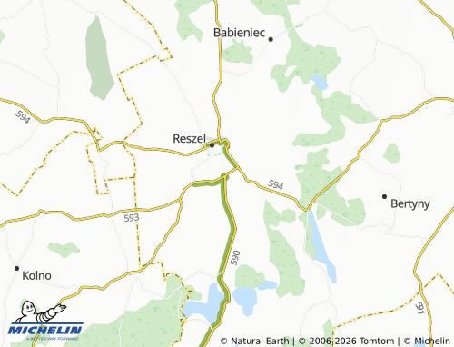 MICHELIN Robawy map - ViaMichelin
