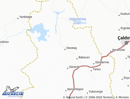 Kaart MICHELIN Devetaş - ViaMichelin