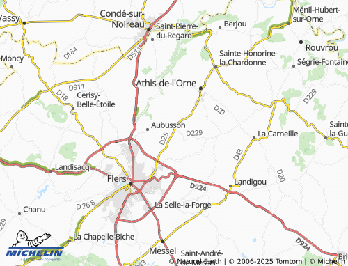 MICHELIN La Chapinière map - ViaMichelin