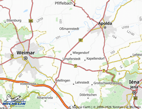 Mappa MICHELIN Wiegendorf - ViaMichelin