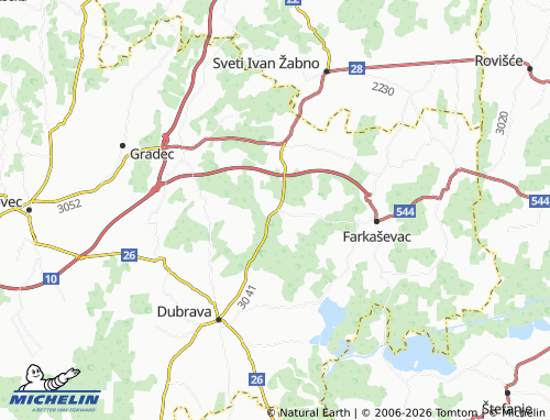 Carte MICHELIN Nova Kapela - ViaMichelin