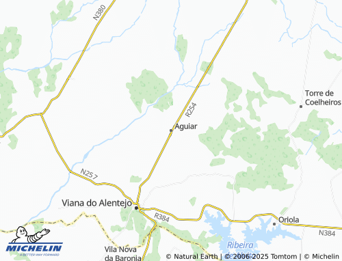MICHELIN Aguiar map - ViaMichelin