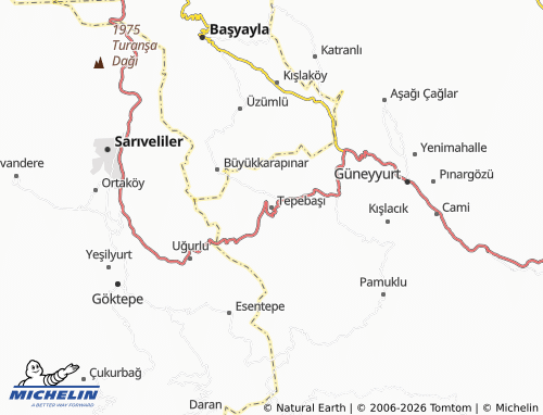 MICHELIN Tepebaşı map - ViaMichelin