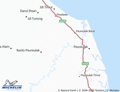 MICHELIN Seuneubok Baro map - ViaMichelin