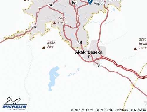 MICHELIN Doti map - ViaMichelin