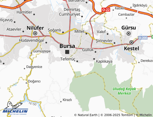 MICHELIN Yenimahalle map - ViaMichelin