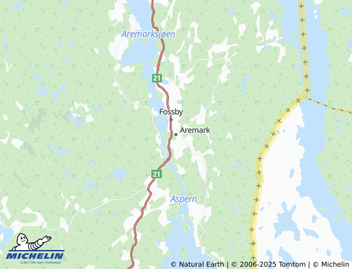 MICHELIN Aremark map - ViaMichelin
