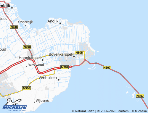 MICHELIN Bovenkarspel map - ViaMichelin