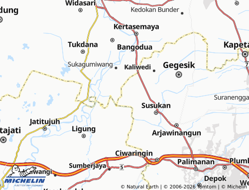 MICHELIN-Landkarte Luwung Kencana - ViaMichelin