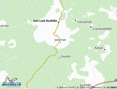 MICHELIN-Landkarte Acapulquito - ViaMichelin