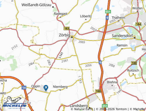MICHELIN Spören map - ViaMichelin
