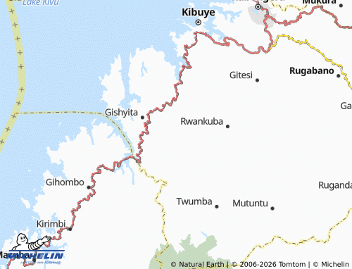 MICHELIN-Landkarte Gitwa - ViaMichelin