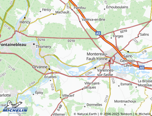 MICHELIN-Landkarte La Basse Roche - ViaMichelin