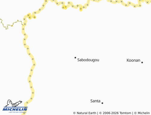 MICHELIN-Landkarte Sabodougou - ViaMichelin