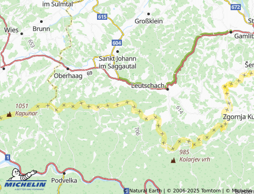 MICHELIN Remschnigg map - ViaMichelin