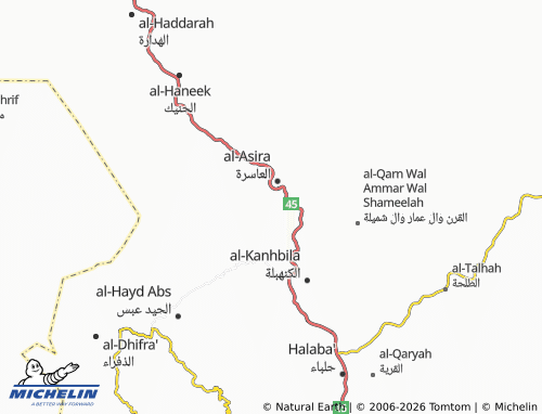 MICHELIN-Landkarte Al Talhah - ViaMichelin