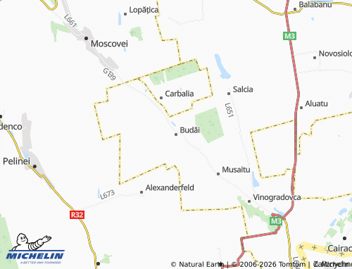 Carte MICHELIN Budăi - ViaMichelin