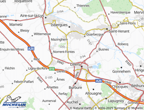 Carte MICHELIN Orgeville - ViaMichelin