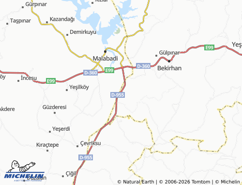 Mapa MICHELIN Samanyolu - ViaMichelin