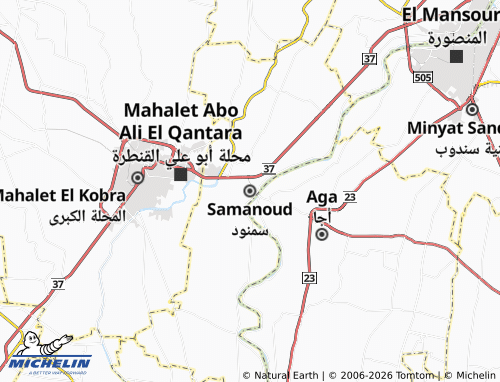 Mapa MICHELIN Samannoud - ViaMichelin