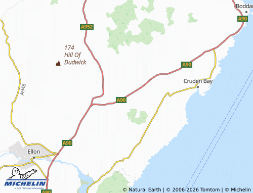 Carte MICHELIN Bogbrae - ViaMichelin