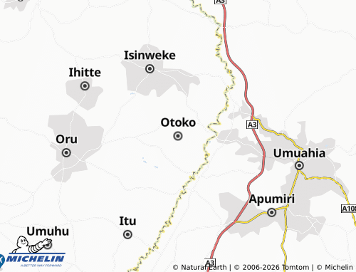 Carte MICHELIN Otoko - ViaMichelin