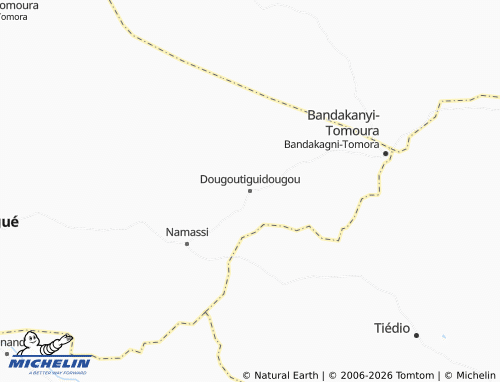MICHELIN-Landkarte Dougoutiguidougou - ViaMichelin