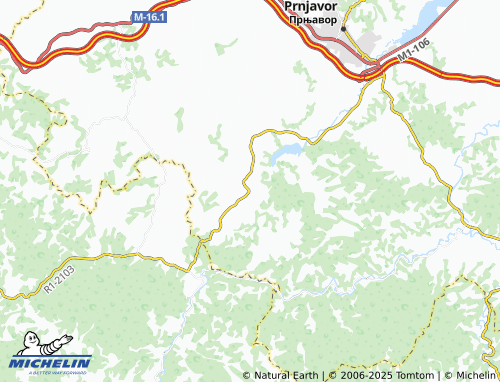 MICHELIN-Landkarte Donji Vijačani - ViaMichelin