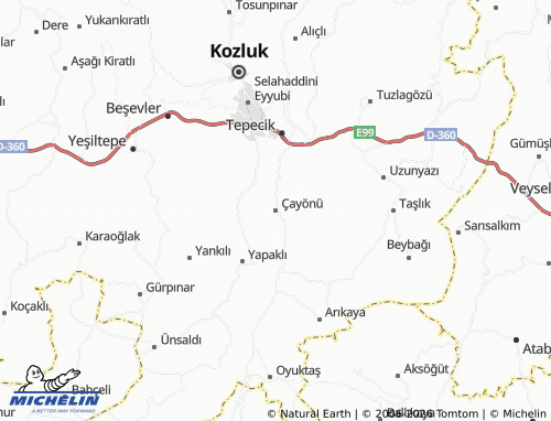 Mappa MICHELIN Çayönü - ViaMichelin