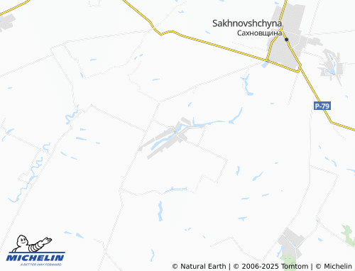 MICHELIN Ohiivka map - ViaMichelin