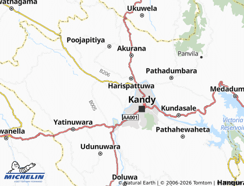 Mappa MICHELIN Hamangoda South - ViaMichelin