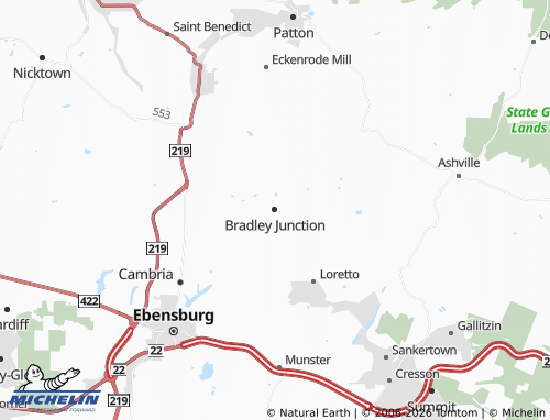 Mappa MICHELIN Bradley Junction - ViaMichelin
