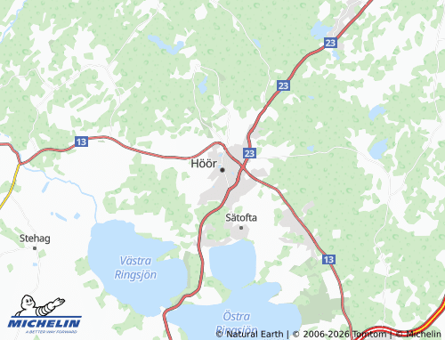 Carte MICHELIN Höör - ViaMichelin