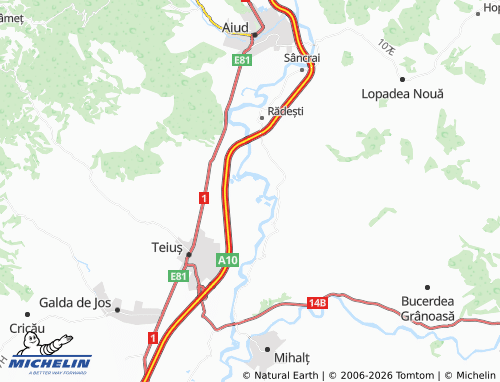 MICHELIN Beldiu map - ViaMichelin