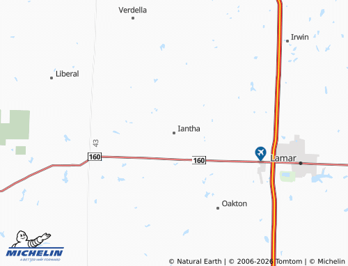 Mapa MICHELIN Iantha - ViaMichelin